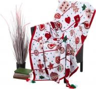 Плед Печенье 130x170 см белый с рисунком La Nuit