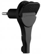 Вилка электрическая плоская с ручкой Electraline 520201 без заземления 220В 6А IP20 пластик черный