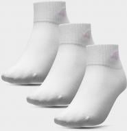 Шкарпетки 4F SOCKS CAS F098 (3PACK) 4FJSS23USOCF098-90S р.32-35 білий 3 пари шт.