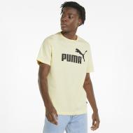 Футболка Puma ESS Logo Tee 58666741 р.S салатовый