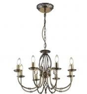 Люстра подвесная Altalusse 8x40 Вт E14 античная бронза INL-6142P-08 Antique brass