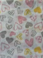 Пеленки Моя планета Сердца розовые К186-29 93x100 см