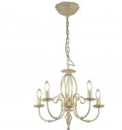 Люстра подвесная Altalusse 5x40 Вт E14 слоновая кость INL-6142P-05 Ivory white