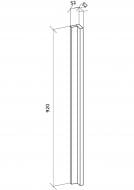 Кутова накладка Грейд графіт матовий 920x52x33 топ модель R-1 альфа (2 шт.)