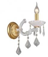 Бра Altalusse 1x40 Вт E14 INL-1148W-01 White & Gold