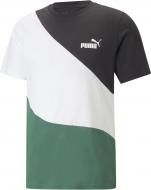 Футболка Puma POWER CAT TEE 67338037 р.S зеленый