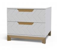 Тумба прикроватная Art in Head Swan 2ш белый супермат / аляска Тумба прикроватная Art in Head Swan 2ш белый супермат / аляска