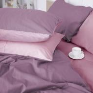 Комплект постельного белья Сатин Violet 0199+0231 200х220 см розовый/фиолетовый MirSon