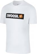Футболка Nike M NSW TEE SWOOSH BMPR STKR AR5027-100 р.M білий Футболка Nike M NSW TEE SWOOSH BMPR STKR AR5027-100 р.M білий
