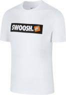 Футболка Nike M NSW TEE SWOOSH BMPR STKR AR5027-100 р.XL белый