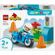 Конструктор LEGO DUPLO Синий полицейский мотоцикл 10471
