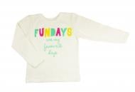 Реглан для девочки Luna Kids р.116 молочный