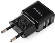 Зарядний пристрій Vinga Vinga 2 Port USB Wall Charger