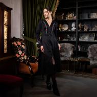 Платье Эдельвика 244-24/00 черный р. 34