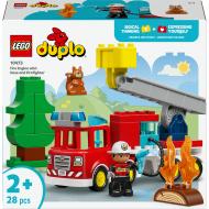Конструктор LEGO DUPLO Пожарная машина со шлангом и пожарным 10473