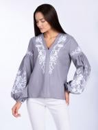 Блуза Эдельвика серый р. 34 33-23/00