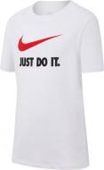 Футболка Nike B NSW TEE JDI SWOOSH AR5249-100 р.L белый