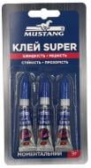 Суперклей Mustang Моментальний 3 г тюбик 3 шт. блістер 3XL Суперклей Mustang Моментальний 3 г тюбик 3 шт. блістер 3XL