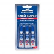 Суперклей Mustang Моментальный 3 г тюбик 3 шт. блістер 3XL