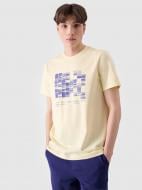 Футболка 4F 4FRSS24TTSHM2107-73S р.XL жовтий
