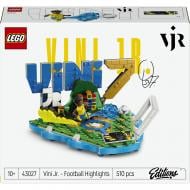 Конструктор LEGO Editions Football Винисиус Жуниор – лучшие моменты футбольных матчей 43027