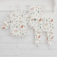 Комплект для новорожденных Blanka Олененок бежевый р.68 110359