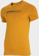 Футболка 4F D4Z20-TSM304-71S р.L жовтий