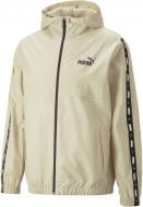Ветровка мужская демисезонная Puma ESS+ TAPE WINDBREAKER 84747788 р.XL бежевая