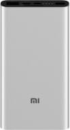 Повербанк Xiaomi Mi Power bank 3 10000 mAh silver (PLM12ZM)