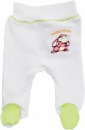 Ползунки Sweet baby 68 белый с зеленым 013,545,1с