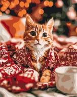 Картина за номерами Муркотіння Різдва 40x50 см Brushme