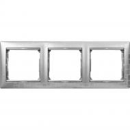 Рамка трехместная Legrand Valena Classic универсальная алюминий модерн 770343