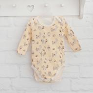 Боди детское унисекс Blanka Енотик р.86 бежевый 110365