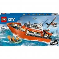 Конструктор LEGO City Спасательный катер и вертолет береговой охраны 60504