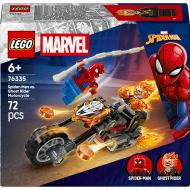 Конструктор LEGO Super Heroes Marvel Человек-паук vs. Призрачный всадник на мотоцикле 76335