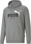 Джемпер Puma ESS+ 2 Col Big Logo Hoodie 58676503 р. S сірий Джемпер Puma ESS+ 2 Col Big Logo Hoodie 58676503 р. S сірий