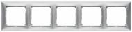 Рамка пятиместная Legrand Valena Classic универсальная алюминий матированный 770335
