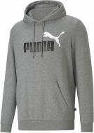 Джемпер Puma ESS+ 2 Col Big Logo Hoodie 58676503 р. L серый
