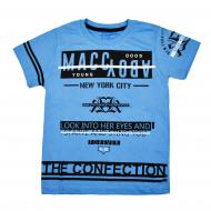 Футболка для девочки Macma р.128 бирюзовый 9024