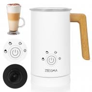 Вспениватель молока электрический Zeegma ZE-MILKEE WOOD WHITE