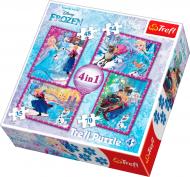 Пазл Trefl Frozen: Зимове безумство 4 в 1 TFL-34294