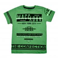 Футболка для девочки Macma р.134 зеленый 9024
