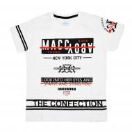 Футболка для дівчинки Macma р.146 білий 9024 Футболка для дівчинки Macma р.146 білий 9024