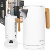 Електрочайник Zeegma KETLEE WOOD WHITE