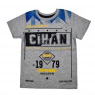 Футболка для дівчинки AKKU Cihan р.122 сірий 9025