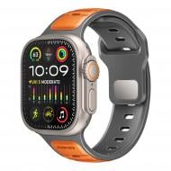 Ремінець Promate для Apple Watch 42/44/45/49 мм SiliBand-DC orange (siliband-dc.orange)
