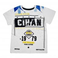 Футболка для дівчинки AKKU Cihan р.140 білий 9025