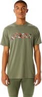 Футболка Asics WILD CAMO TEE 2031D100-300 р.S зелений