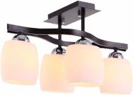 Люстра подвесная Victoria Lighting 4xE27 венге Alfa/PL4