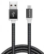 Дата-кабель ADATA USB – microUSB 1 м чорний (AMUCAL-100CMK-CBK)